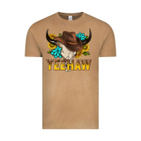 Vintage Camel yeehaw bull skull Vintage Tee - NancyCooperArtShop
