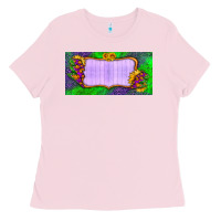 Bubblegum Pink custom halloween lightning bolt license plate Ladies Tee - BundleAndBundleShop