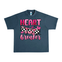 Midnight Navy heart breaker Urban Heavy Tee - MaliasSmallBusiness
