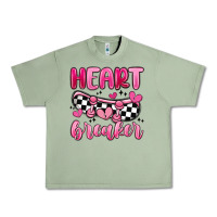 Oil Green heart breaker Urban Heavy Tee - MaliasSmallBusiness