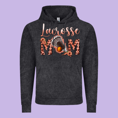 Pink Lacrose Mom Vintage Hoodie Designed By Jasminsmagicworld