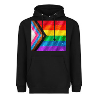 Black Pride flag Heavyweight Hoodie - CowGirlArtShop