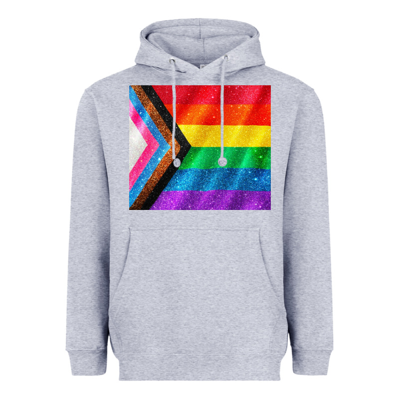Pride Flag Heavyweight Hoodie by CowGirlArtShop | Teevron