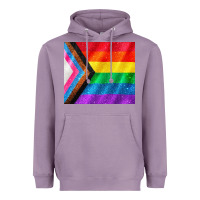 Lavender Pride flag Heavyweight Hoodie - CowGirlArtShop