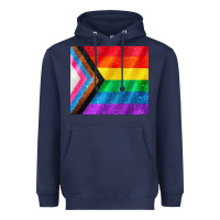 Navy Pride flag Heavyweight Hoodie - CowGirlArtShop