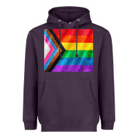 Plum Pride flag Heavyweight Hoodie - CowGirlArtShop