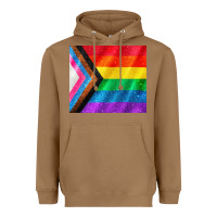 Toasted Coconut Pride flag Heavyweight Hoodie - CowGirlArtShop