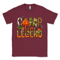 Burgundy camp fire legend Classic Tee - NancyCooperArtShop