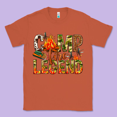 Camp Fire Legend Classic Tee Designed By Nancycooperartshop
