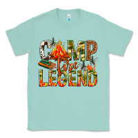 Seafoam camp fire legend Classic Tee - NancyCooperArtShop