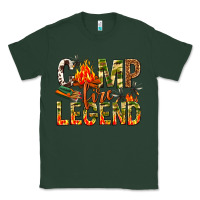 Sports Green camp fire legend Classic Tee - NancyCooperArtShop