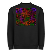 Black halloween leopard Heavyweight Sweatshirt - BundleAndBundleShop