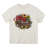 Cream stay sweet wood slice ornament Heavy Core Tee - JahusDesignShop