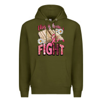 Army Green this is how i fight Premium Hoodie - CowGirlArtShop