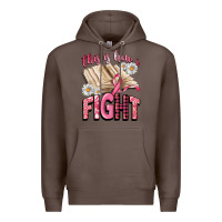 Coffee this is how i fight Premium Hoodie - CowGirlArtShop