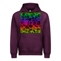 Mauve Wine colorful giraffe seamless pattern Urban Hoodie - BundleAndBundleShop