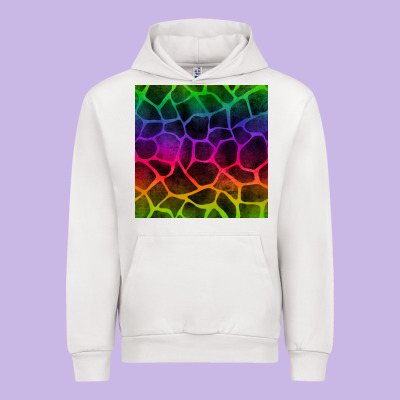 Colorful Giraffe Seamless Pattern Urban Hoodie Designed By Bundleandbundleshop