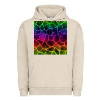 Pigment French Oak colorful giraffe seamless pattern Urban Hoodie - BundleAndBundleShop