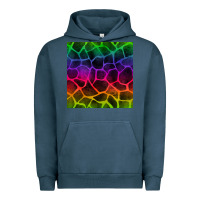 Pigment Midnight Navy colorful giraffe seamless pattern Urban Hoodie - BundleAndBundleShop