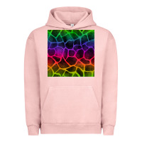 Pigment Salmon colorful giraffe seamless pattern Urban Hoodie - BundleAndBundleShop