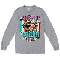 Heather Grey Pour Some Sugar On Me Long Sleeve Tee - JahusDesignShop