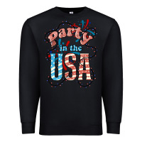 Black Party in the USA 4th of july Premium Sweatshirt - HowdyJamesFarm