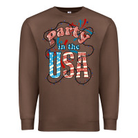 Chestnut Party in the USA 4th of july Premium Sweatshirt - HowdyJamesFarm