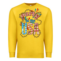 Lemon Party in the USA 4th of july Premium Sweatshirt - HowdyJamesFarm