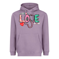 Lavender Love Nursing Heavyweight Hoodie - CowGirlArtShop