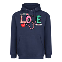 Navy Love Nursing Heavyweight Hoodie - CowGirlArtShop