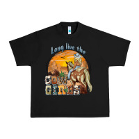 Black long live the cowgirls Urban Heavy Tee - NancyCooperArtShop