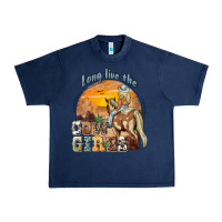 Navy long live the cowgirls Urban Heavy Tee - NancyCooperArtShop