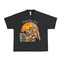 Pigment Black long live the cowgirls Urban Heavy Tee - NancyCooperArtShop