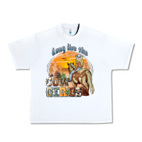 White long live the cowgirls Urban Heavy Tee - NancyCooperArtShop