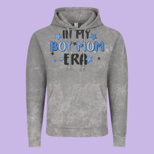 In My Boy Mom Era Vintage Hoodie Designed By Maliassmallbusiness