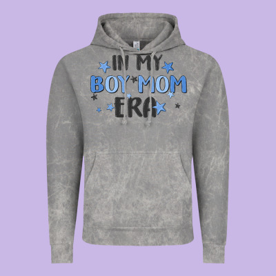 In My Boy Mom Era Vintage Hoodie Designed By Maliassmallbusiness
