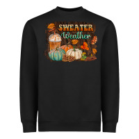 Black sweater weather Heavyweight Sweatshirt - BundleAndBundleShop
