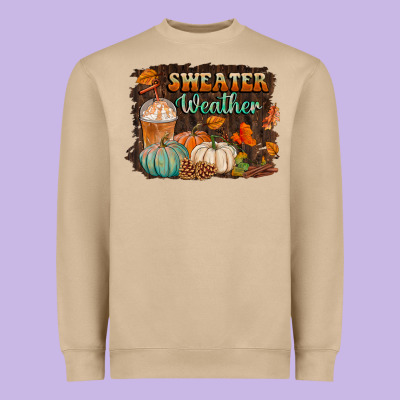 Sweater Weather Heavyweight Sweatshirt Designed By Bundleandbundleshop