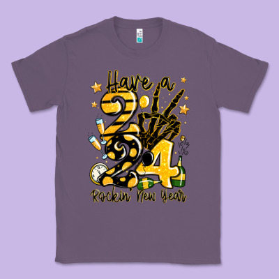 Have Rockin' New Year 2024 Classic Tee Designed By Maliassmallbusiness