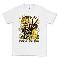 White have rockin' new year 2024 Classic Tee - MaliasSmallBusiness
