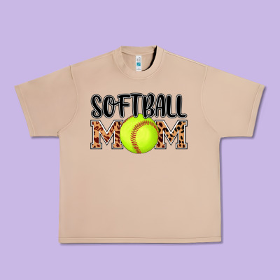Softball Mom Urban Heavy Tee Designed By Adodesignshop