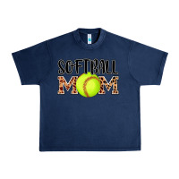 Navy softball mom Urban Heavy Tee - AdoDesignShop