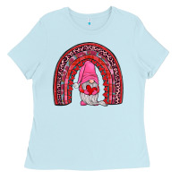 Baby Blue valentines gnomies rainbow Ladies Tee - JahusDesignShop