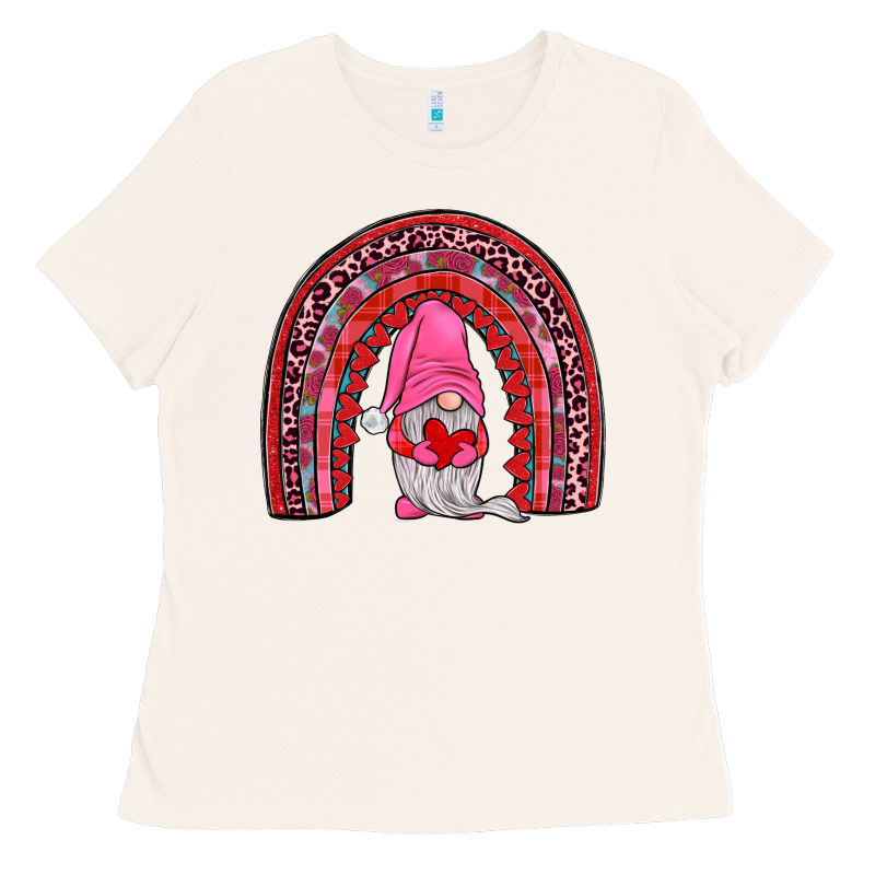 Valentines Gnomies Rainbow Ladies Tee by JahusDesignShop | Teevron