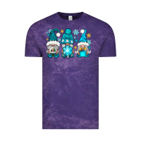 Cloud Purple winter gnomies Vintage Tee - NancyCooperArtShop