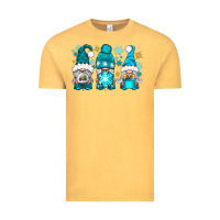 Vintage Mustard winter gnomies Vintage Tee - NancyCooperArtShop