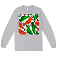 Moon Dust soccer shoes seamless pattern Long Sleeve Tee - BundleAndBundleShop
