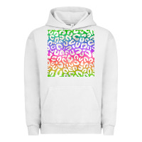 Pigment Lunar Rock watercolor rainbow leopard seamless pattern Urban Hoodie - BundleAndBundleShop