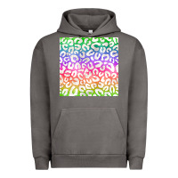 Pigment Tornado watercolor rainbow leopard seamless pattern Urban Hoodie - BundleAndBundleShop