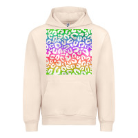 Sandshell watercolor rainbow leopard seamless pattern Urban Hoodie - BundleAndBundleShop